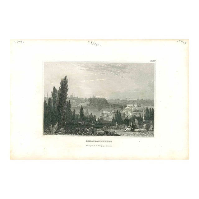 Various Artists, Ancient View of Constantinople, Mid-19th Century, Original Lithograph For Sale