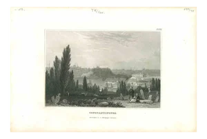 Various Artists, Ancient View of Constantinople, Mid-19th Century, Original Lithograph