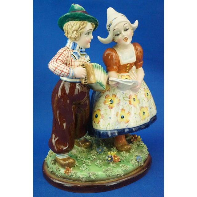 Item description: Glazed and vitrified ceramic sculpture (ceramic with added kaolin, also known as soft porcelain),...