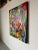Mid-Century Modern Thembinkosi Kohli " Split Images " Expressionist Abstract Acrylic on Canvas Painting For Sale - Image 3 of 12