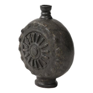 1960's Modernist French Pottery Vase For Sale