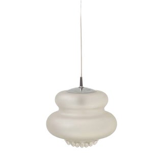 AH 43 Pendant Lamp in Satin-Finished Crystal Glass from Peill & Putzler , 1970s For Sale