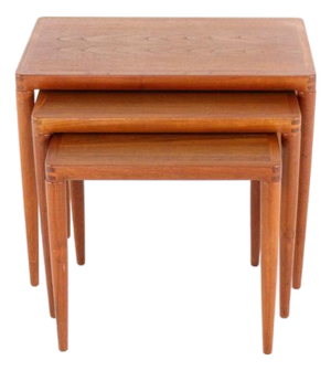 Nesting Tables by Henry W. Klein for Bramin, 1960s, Set of 3