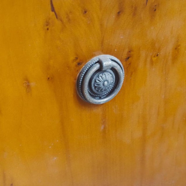 Vintage Biedermeier-Style Sideboard with Curved Cherrywood Drawer For Sale - Image 11 of 18
