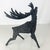 Brutalist Rare Vintage Cast Iron Brutalist Reindeer Sculpture Svitorka Vancouver For Sale - Image 3 of 8