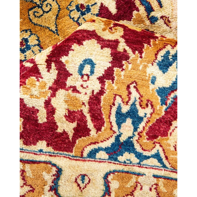 Textile Mogul, One-of-a-Kind Hand-Knotted Area Rug in Red, 7' 10" x 10' 4" For Sale - Image 7 of 8