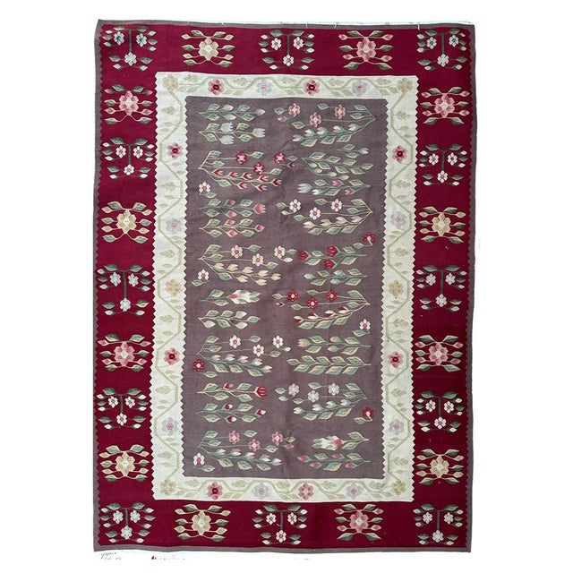Mid-Century Transylvanian Kilim Rug from Bobyrugs, 1960s For Sale - Image 18 of 18