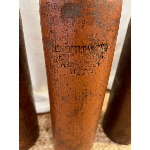 These Dutch salt-glazed stoneware gin bottles are from the historic Amsterdam distillery, Erven Lucas Bols Het Lootsje...