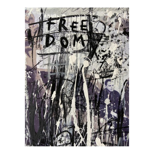 Véro Cristalli, Smell Like Sweet Spirit, 2015, Acrylic & Spray Paint For Sale