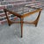 Mid-Century Modern 1960s Lane Silhouette Sculptural Walnut & Glass End Table by Andre Bus For Sale - Image 3 of 12