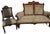 Victorian Late 19th Century Eastlake Settee and Two Matching Chairs For Sale - Image 3 of 5