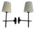 Visual Comfort Bryant Glass Sconces - a Pair For Sale