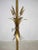 Hollywood Regency Vintage Hollywood Regency Style Gilt Corn Lamp For Sale - Image 3 of 5
