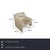 Modern Lauser Atlanta Set Leather Three-Seater Armchair Beige Cream Sofa Couch, Set of 2 For Sale - Image 3 of 18
