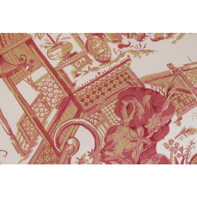 Pair of Stickley Louis XVI Style Chinoiserie Barrel Back Armchairs For Sale - Image 10 of 17