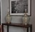 A pair of large statement Frederick Cooper Chicago table lamps with ceramic ginger jar bodies in a golden ochre glaze,...