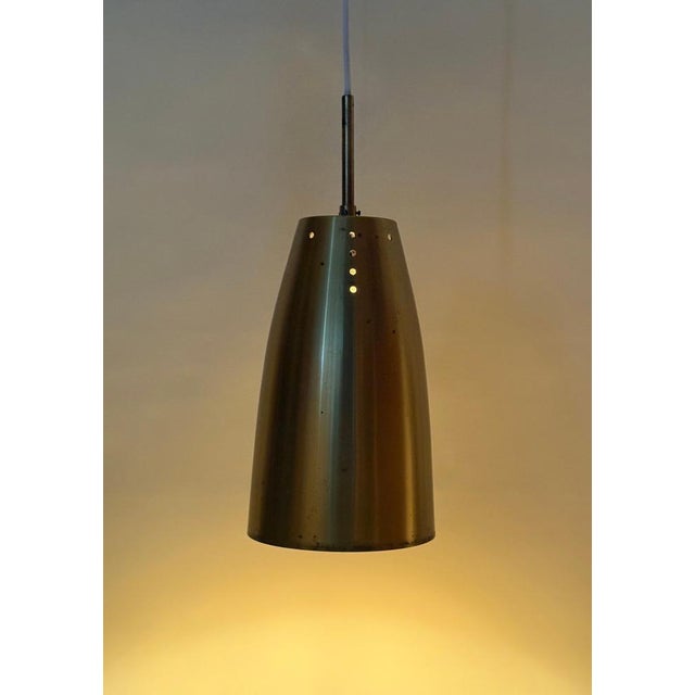 Gold Architectural Brass Church Pendant Light, 1960s For Sale - Image 8 of 15