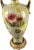Early 20th Century Vintage Early 20th Century Floral Czechoslovakian Majolica Table Lamp Marked For Sale - Image 5 of 11