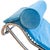 Mid-Century Modern Vintage Le Corbusier Chaise in Blue Mohair Cushion For Sale - Image 3 of 3
