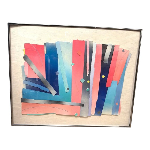 1980s Gregory Ochocki Twee D Caribee 3d Mixed Media Painting For Sale