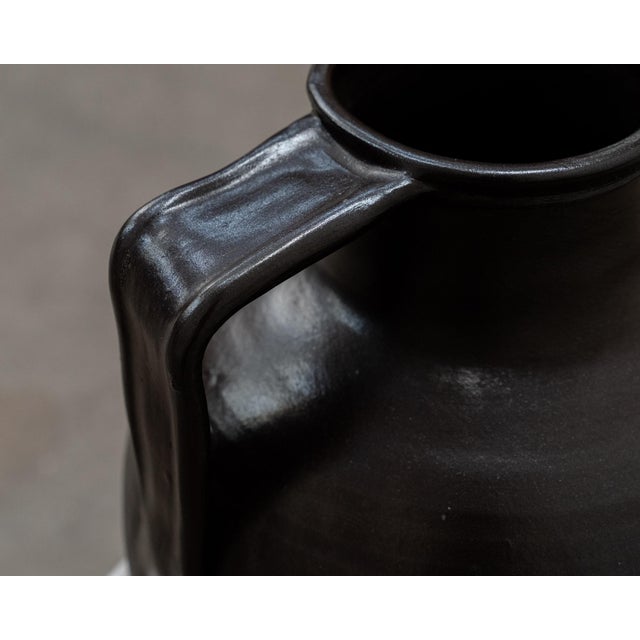 Ceramic Large Terracotta Bakers Jug from Jean and Geneviève Dubost, 1970s For Sale - Image 7 of 9
