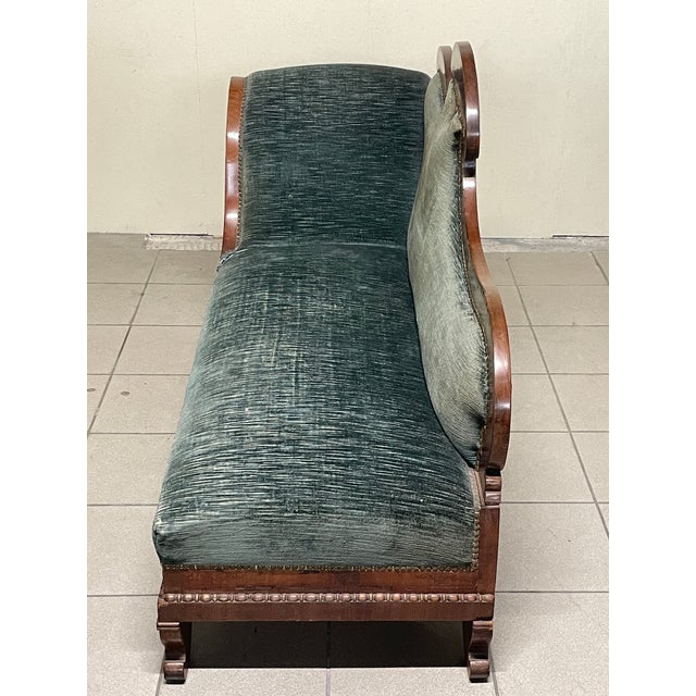 Charles X Daybed in Wood and Fabric For Sale - Image 11 of 18