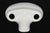 Traditional Reclaimed Ceramic White Tub Faucet Cover For Sale - Image 3 of 7
