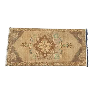 1950s Faded Oushak Rug