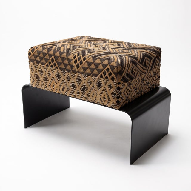 Contemporary Outpost Original Kuba Cloth Key West Bench For Sale In Houston - Image 6 of 6