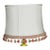 Vintage Oval Lamp Shade With Fringes For Sale