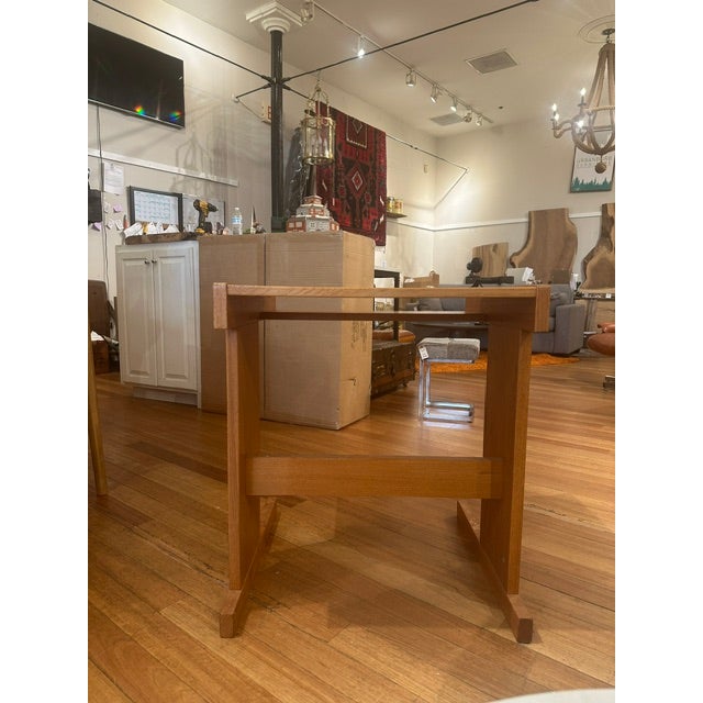 Danish Teak Mid Century Modern Desk For Sale - Image 4 of 7