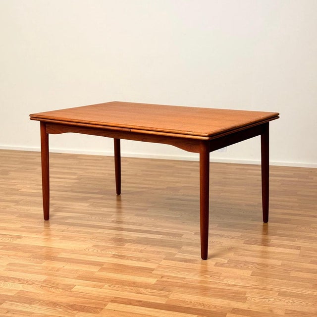 Dining Table in Teak, Denmark, 1950s-1960s For Sale - Image 10 of 10
