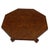Wood Weiman Walnut Octagon Shape with Pedestal Base Coffee Table For Sale - Image 7 of 12