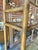 Vintage Coastal Rattan Etagere Cabinet With Glass Shelves For Sale In Los Angeles - Image 6 of 8