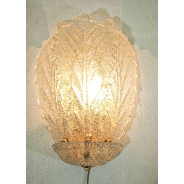 Murano Glass Wall Lamp with Graniglia Details, Italy, 1980s For Sale - Image 15 of 17