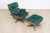 Green Set of Vintage Lounge Chair with Ottoman in Avocado Green by Charles and Ray Eames for Herman Miller, 1970s For Sale - Image 8 of 18