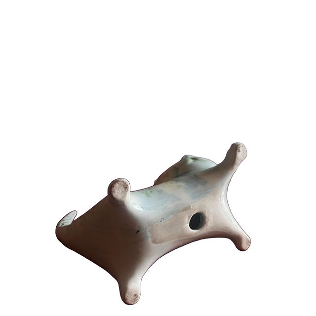 Mid-Century Ceramic Cat by Muller, 1960s For Sale - Image 3 of 5