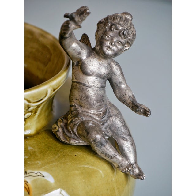 Art Nouveau Jardiniere by Ludwig Wessel, 1890s For Sale - Image 3 of 7