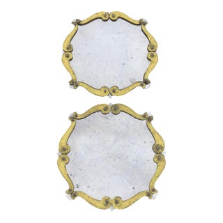 Early 20th Century Venetian Style Mirrors - a Pair For Sale