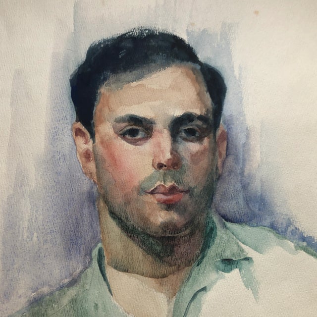 Original painting on paper unsigned 14 x 17 unframed