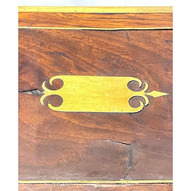 Antique Portable Campaign Writing Desk For Sale - Image 11 of 12