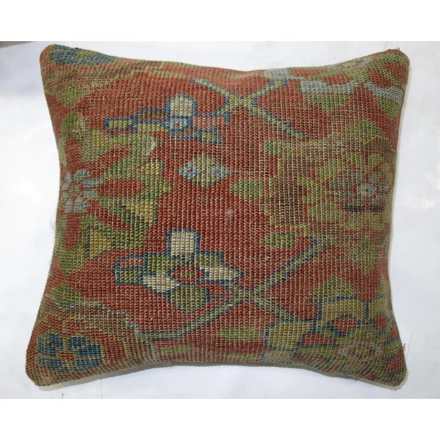 Mid 20th Century A Pair of Antique Persian Rug Pillows For Sale - Image 5 of 5