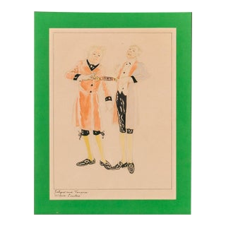 Gilbert & Sullivan Savoy Opera Calynx and Tarara From "Utopia Limited" For Sale