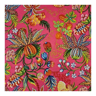 Quadrille Jacaranda Linen Designer Fabric by the Yard For Sale