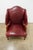 Old Hickory Furniture Co. Old Hickory Leather Wingback Chair and Ottoman (Set of 2) For Sale - Image 4 of 17