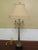 Metal 1990s Brass Regency Decorative Table Lamp With Shade For Sale - Image 7 of 7