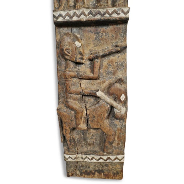 Wood Vintage Old Dogon House Post For Sale - Image 7 of 9