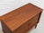 Brown Danish Mid Century Modern Tambour Door Jr. Credenza / Vinyl Record Storage Cabinet, Circa 1960's For Sale - Image 8 of 13