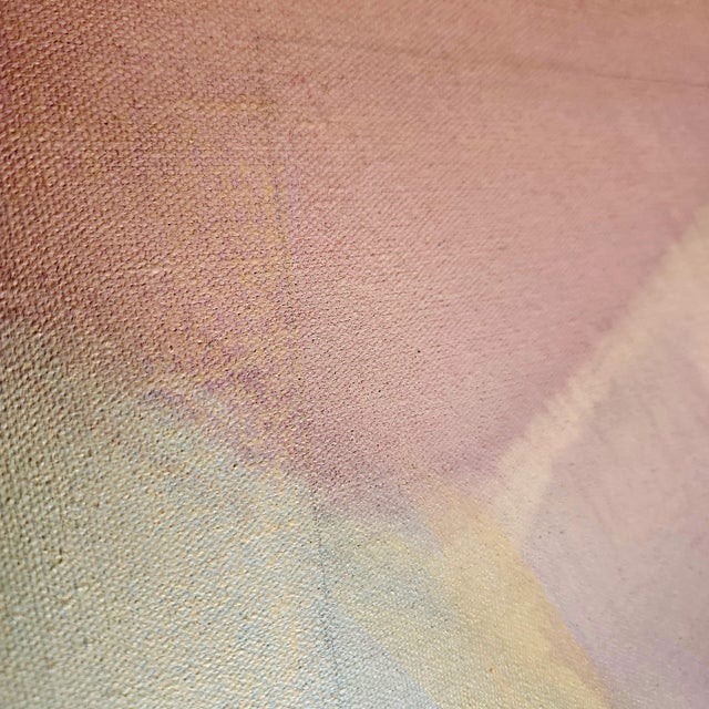 Abstract 1970s Large Abstract Pastel Painting Harris Strong Original For Sale - Image 3 of 10