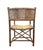 McGuire Vintage McGuire Furniture Laced Rawhide & Rattan Armchair For Sale - Image 4 of 9